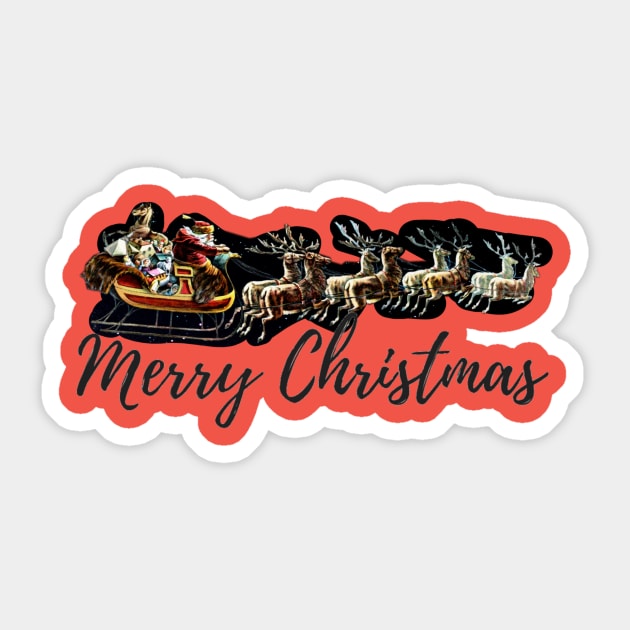 Merry Christmas Sticker by Christamas Clothing